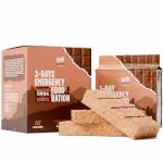 72-Hour Emergency Food Supply: Chocolate Biscuit Bars