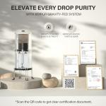 Gravity Water Filtration System with Level Window