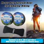 550 Paracord Rope 50ft - Tactical Survival Cord