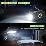 Hand Crank NOAA Weather Radio with Flashlight