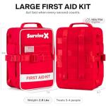 Large Emergency First Aid Kit for Home & Travel