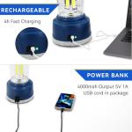 Rechargeable 5000 Lumen LED Lantern with Power Bank