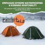 Compact Waterproof Tent for 2 People