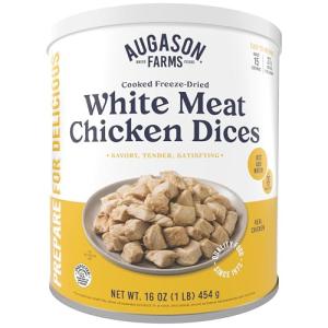 Augason Farms Freeze-Dried Chicken Dices for Emergencies