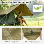 Portable Waterproof Multi-Functional Outdoor Camping Tarp