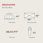 Lightweight 2-3 Person Waterproof Backpacking Tent