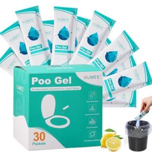 Portable Toilet Gel Packets for Emergencies (50)