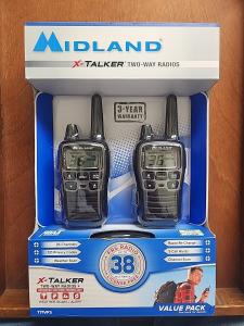 Midland T71VP3 Long Range Walkie Talkies - 2 Pack