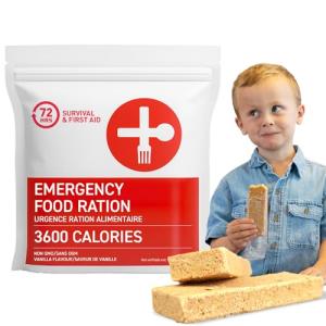 72-Hour Emergency Food Ration Bar Pack
