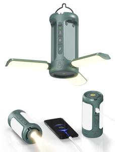 Rechargeable Waterproof Camping Lantern and Power Bank