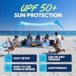 Hurricane Ready Beach Tent with UPF50+ Protection