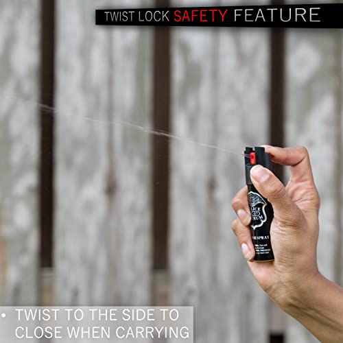 Compact Pepper Spray - Maximum Strength, 3-Pack