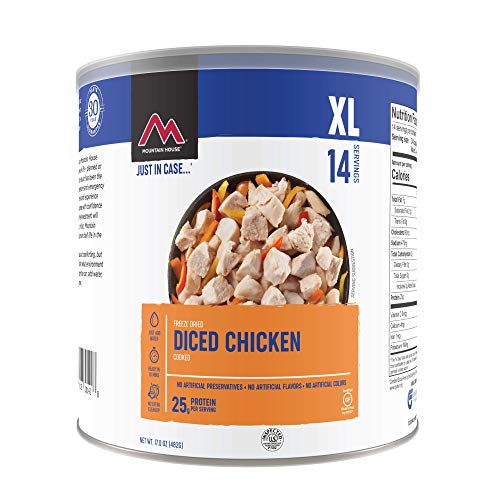 Gluten-Free Emergency Freeze-Dried Chicken, 10 Cans