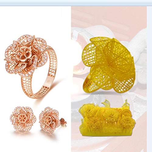 Castable Resin for LCD 3D Printed Jewelry