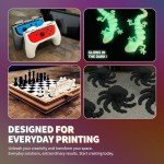 OVERTURE Silk PLA Filament 1.75mm - Black