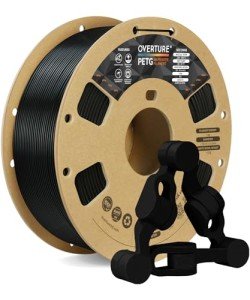 OVERTURE Black PETG Filament 1.75mm 1kg