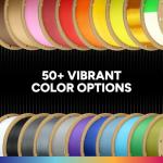 OVERTURE Silk PLA Filament 1.75mm - Black