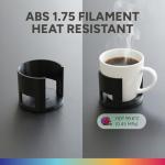 Overture Gray ABS Filament 1.75mm 1kg Spool