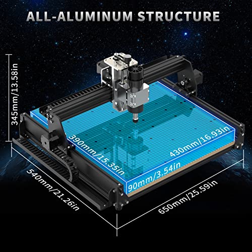 MYSWEETY 500W 3 Axis CNC Router Machine