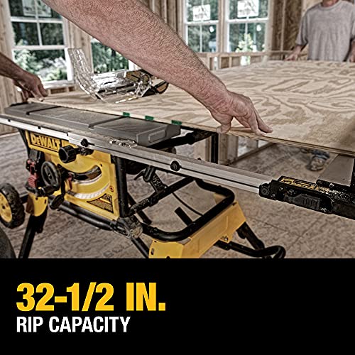 DEWALT 10" Table Saw with 32.5" Rip Capacity