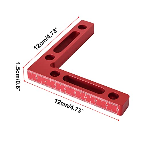Mocoum 90° Aluminium Positioning Squares for Woodworking