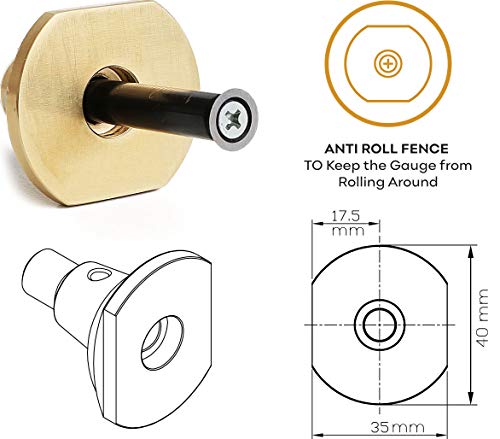 Precision Radial Marking Gauge Set for Woodworking