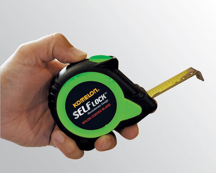 Komelon 25-Foot Self-Lock Power Tape Measure