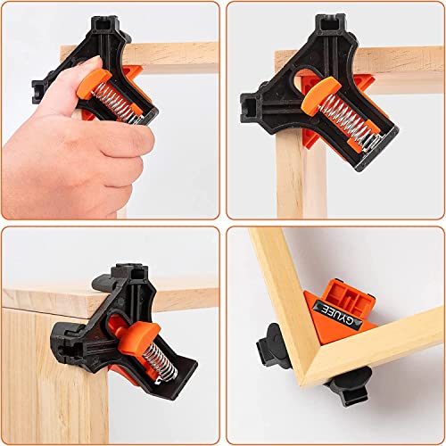 Set of 4 Adjustable 90 Degree Angle Clamps