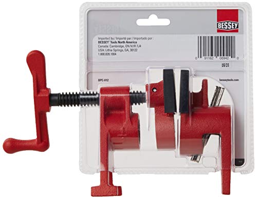 Bessey BPC-H12 H-Style Pipe Clamps, 1.27 cm
