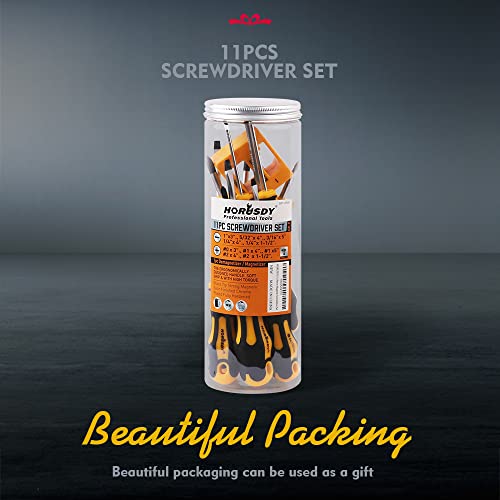 HORUSDY 11-Piece Magnetic Screwdriver Set