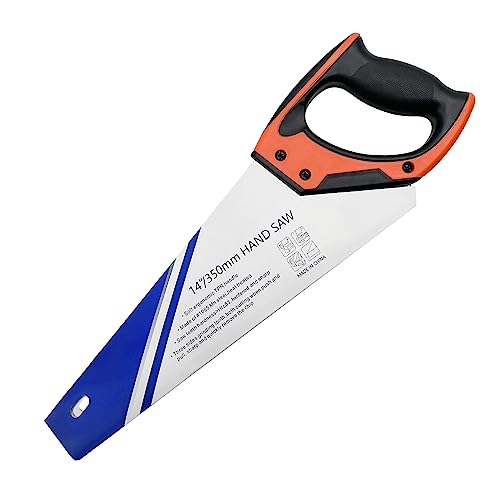 14-Inch Ergonomic Wood Hand Saw with Non-Slip Grip