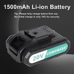 COMOWARE 20V Cordless Drill Set with Accessories