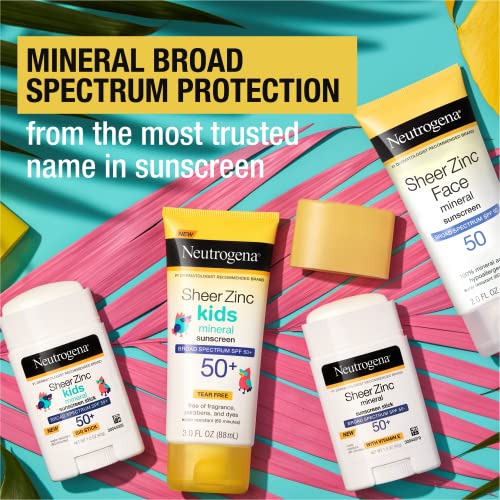 Zinc Oxide Mineral Face Sunscreen with SPF 50