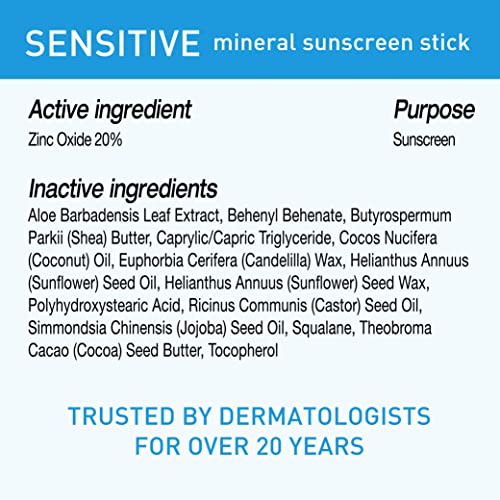 Zinc SPF 50+ Sunscreen Stick - Fragrance Free