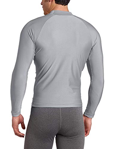 Men's Grey Long Sleeve UPF 50+ Rashguard
