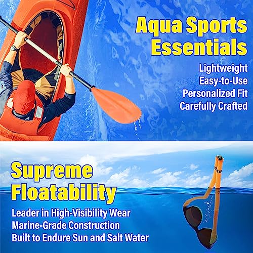 Floating Sunglass Strap | Neoprene Retainer | Black (2-Pack)