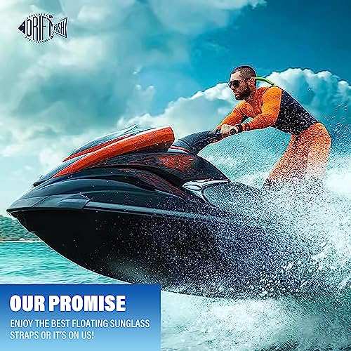 Floating Sunglass Strap | Neoprene Retainer | Black (2-Pack)