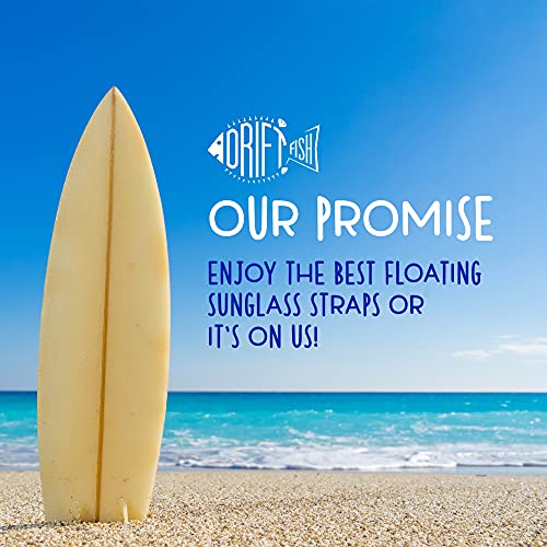 Floating Sunglass Strap | Neoprene Retainer | Black (2-Pack)