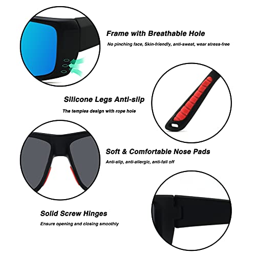 Polarized Surf Sunglasses for Men and Women