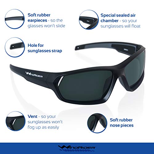 WindRider Polarized Floating Sunglasses for Fishing 100% UV Protection
