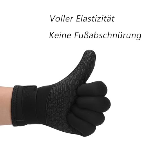 Flexible Neoprene Surfing Wetsuit Gloves for All Ages