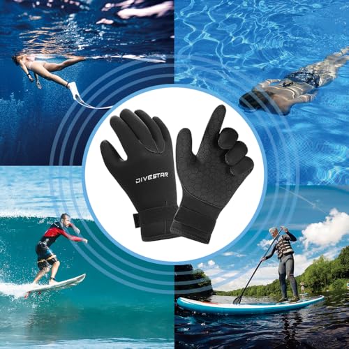 Flexible Neoprene Surfing Wetsuit Gloves for All Ages