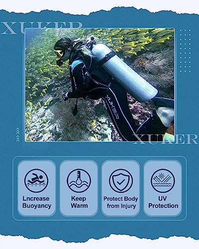 XUKER Women's 2mm Neoprene Wetsuit for Water Sports