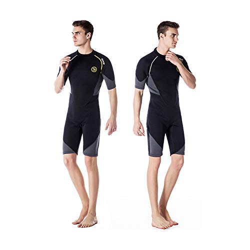 ZCCO Men's Premium Neoprene Wetsuit Shorty XL