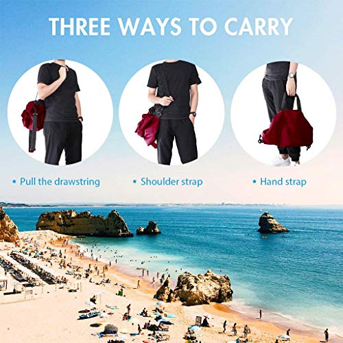 Red Waterproof Wetsuit Changing Mat