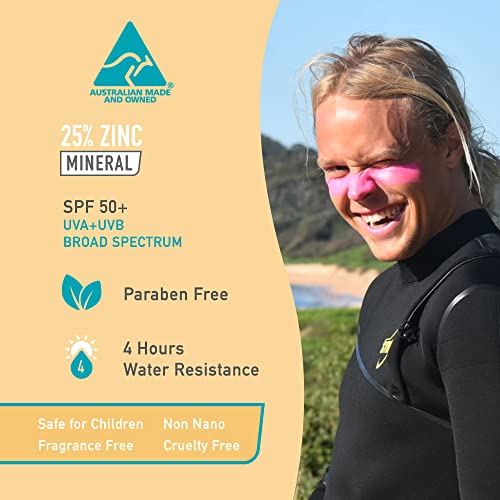 SPF 50+ Waterproof Sunscreen Travel Stick