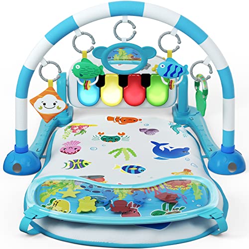 Multifunctional Baby Gym Play Mat with Piano