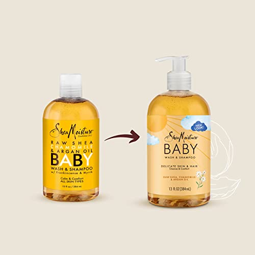 Shea Baby Wash & Shampoo with Chamomile & Argan Oil