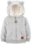 Carter's Unisex Baby Pullover Jacket with Sherpa Lining