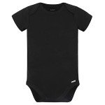 Gerber Baby 5-Pack Interlock Onesies, Black, 0-3 Months
